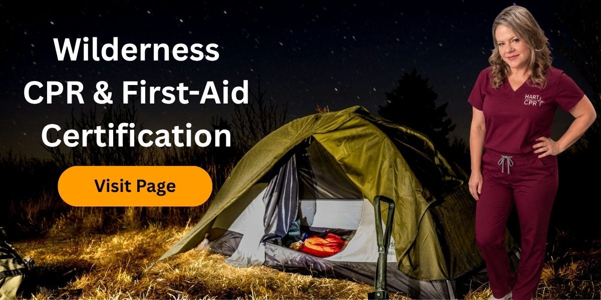 wilderness-CPR-and-first-aid-instructor-Rose-Hartoonian-standing-in-front-of-a-camp-site
